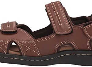 Dockers Mens Newpage Outdoor Sport Sandal Shoe,Rust,14