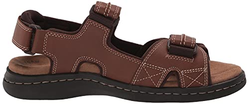 Dockers Mens Newpage Outdoor Sport Sandal Shoe,Rust,14