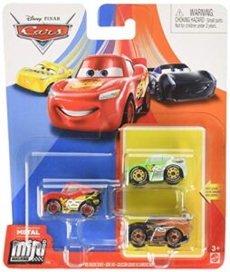 mattel pixar cars mini racers xrs racers brick yardley tim treadless gkg63