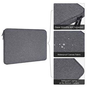 Laptop Sleeve for 14-15 Inch Notebook, 15 inch New MacBook Air M2 2023 A2941,HP Dell Lenovo Acer ASUS Chromebook VivoBook 14/ EliteBook 840/ IdeaPad Flex 5/ Latitude 7490/ Stream 14, Grey