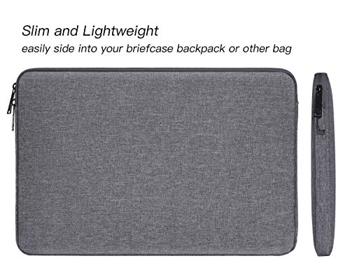 Laptop Sleeve for 14-15 Inch Notebook, 15 inch New MacBook Air M2 2023 A2941,HP Dell Lenovo Acer ASUS Chromebook VivoBook 14/ EliteBook 840/ IdeaPad Flex 5/ Latitude 7490/ Stream 14, Grey