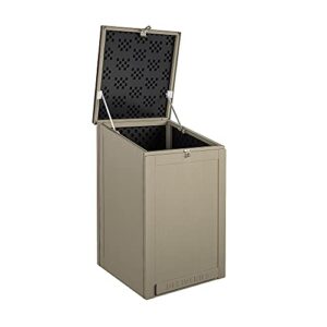 Cosco Outdoor LIving BoxGuard®, Large Lockable Package Delivery and Storage Box, 6.3 cubic feet, Tan