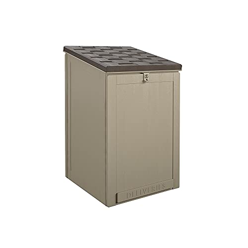 Cosco Outdoor LIving BoxGuard®, Large Lockable Package Delivery and Storage Box, 6.3 cubic feet, Tan