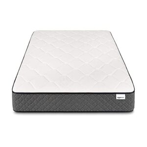 Amazon Basics Hybrid Mattress - Medium Feel - Memory Foam - Motion Isolation Springs - 12-Inch, Twin, White & Gray