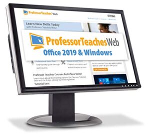 professor teaches web - office 2019 & windows - quarterly subscription [online code]