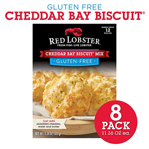 Red Lobster Cheddar Bay Biscuits Mix, Gluten-Free, 11.36-Ounce Boxes (Pack of 8)
