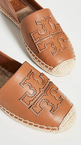 Tory Burch Women's INES Espadrille, Tan/Tan/Spark Gold, 8.5 Medium US