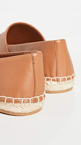 Tory Burch Women's INES Espadrille, Tan/Tan/Spark Gold, 8.5 Medium US