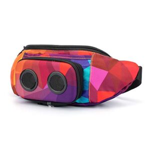 the #1 fannypack with speakers. bluetooth fanny pack for parties/festivals/raves/beach/boats. rechargeable, works with iphone & android. #1 (retro, 2023 edition)