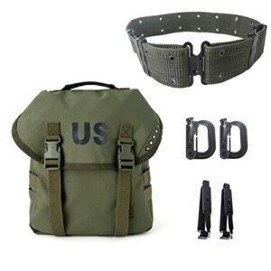 mt multipurpose military alice butt pack, molle webbing sling bag for daily commuter backpack olive drab