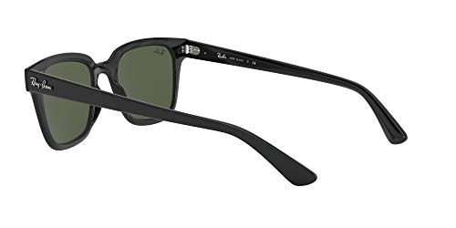 Ray-Ban Rb4323 Square Sunglasses, Black/G-15 Green, 51 mm