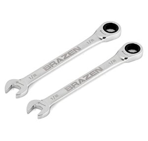 brazen 1/2" ratcheting wrench two pack