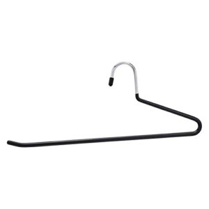 amazon basics trouser/slack hangers easy slide organizers, 30-pack, black/silver
