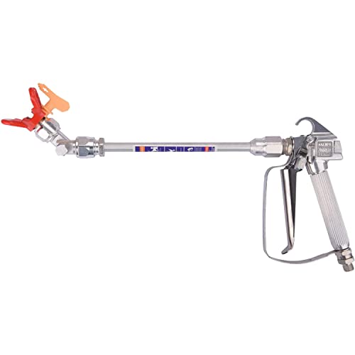 DUSICHIN Airless Paint Spray Gun Paint Sprayer High Pressure 3600 PSI 517 TIP Swivel Joint 10 inches Extension Pole Universal Joints Contract Use DUS137