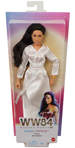 Mattel Wonder Woman 1984 Diana Prince Doll (~12-inch) Wearing Gala Gown and Accessories, Gift for 6 Year Olds and Up