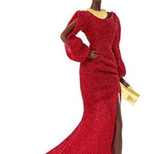 Barbie Signature 40th Anniversary First Black Doll, Approx. 12-in, Wearing Red Gown, with Accessories, Doll Stand and Certificate of Authenticity