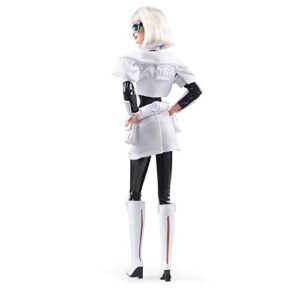 Barbie Collector Star Wars Stormtrooper x Doll (~12-inch) in Black and White Fashion and Accessories, with Doll Stand and Certificate of Authenticity