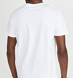 Calvin Klein Men's Short Sleeve Monogram Logo T-Shirt, Brilliant White Unbox, X-Large