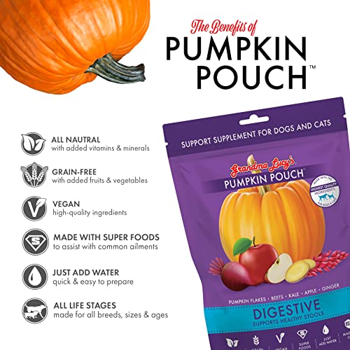 grandma lucy's Pumpkin Pouch Digestive 6oz,Purple