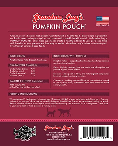 Grandma Lucy's Pumpkin Pouch 6 oz, Bladder