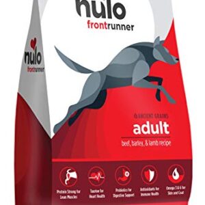 Nulo Frontrunner Dry Dog Food for Adult Dogs - Grain Inclusive Recipe with Beef, Barley, & Lamb - All Natural Pet Foods with High Taurine Levels - Animal Protein for Lean Strong Muscles