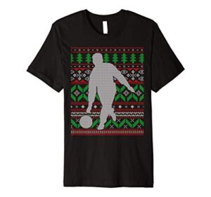 bowling ball bowler lawn bowls lover happy holidays premium t-shirt
