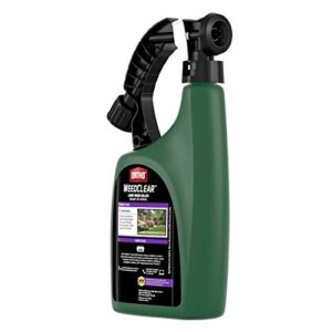 Ortho WeedClear Lawn Weed Killer Ready to Spray3 - Dandelion & Clover Killer, Also Kills Chickweed, Dollarweed & More, Weed Control for Lawns, Use on Southern Grasses, Kills to the Root, 32 oz.