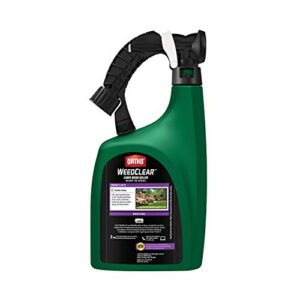 Ortho WeedClear Lawn Weed Killer Ready to Spray3 - Dandelion & Clover Killer, Also Kills Chickweed, Dollarweed & More, Weed Control for Lawns, Use on Southern Grasses, Kills to the Root, 32 oz.