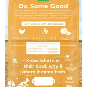 Open Farm Ancient Grains Dry Dog Food, Humanely Raised Meat Recipe with Wholesome Grains and No Artificial Flavors or Preservatives (Harvest Chicken Ancient Grain, 4 Pound (Pack of 1))