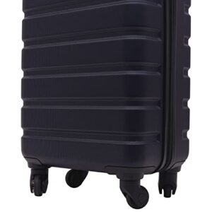 Wrangler 20" Spinner Carry-On Luggage, Navy Blue