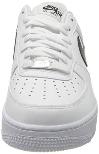 Nike Men's Basketball Shoes, White/Black, 9 US