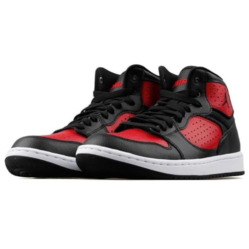 Nike Air Jordan Access Mens Basketball Trainers AR3762 Sneakers Shoes (UK 10 US 11 EU 45, Black Gym red 006)