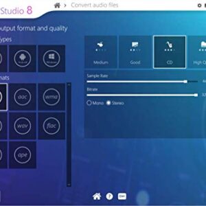 Audio Recorder and Editor - professional sound studio for recording, editing and playing all common audio files: WAV, AIFF, FLAC, MP2, MP3, OGG for Windows 11, 10, 8.1, 7