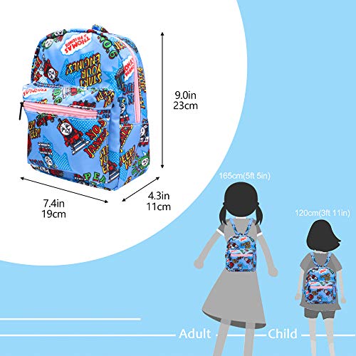 FINEX Thomas & Friends All Over Print Small Nylon Bag Multipurpose Causal Daypack for Travel Trip Shopping Tablet iPad Mini up to 8 inches