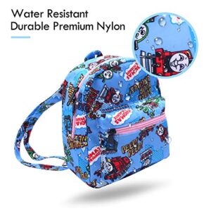 FINEX Thomas & Friends All Over Print Small Nylon Bag Multipurpose Causal Daypack for Travel Trip Shopping Tablet iPad Mini up to 8 inches