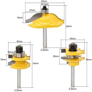 Profession Router Ogee Rail & Stile Raised Blade Cutter Panel Cabinet Door Bit