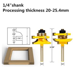 Profession Router Ogee Rail & Stile Raised Blade Cutter Panel Cabinet Door Bit