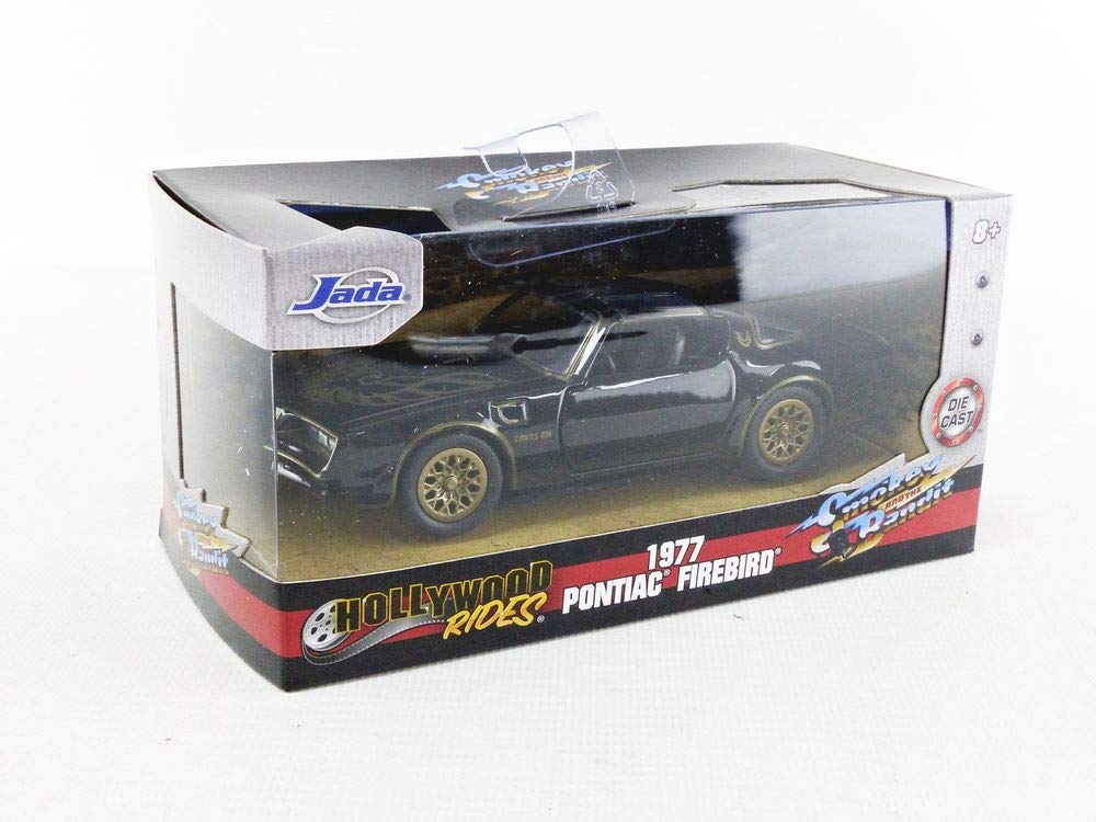 Jada Toys Hollywood Rides Smokey & The Bandit 1977 Pontiac Firebird 1: 32 Diecast Vehicle (31061), Black