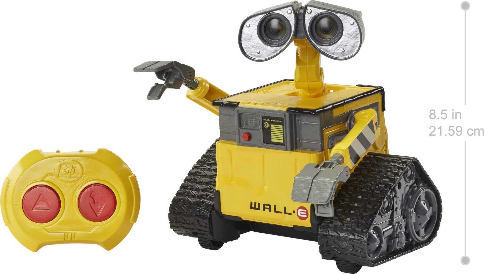 Disney and Pixar WALL-E Robot Toy, Remote Control Hello WALL-E Robot Figure, Gifts for Kids (Amazon Exclusive)