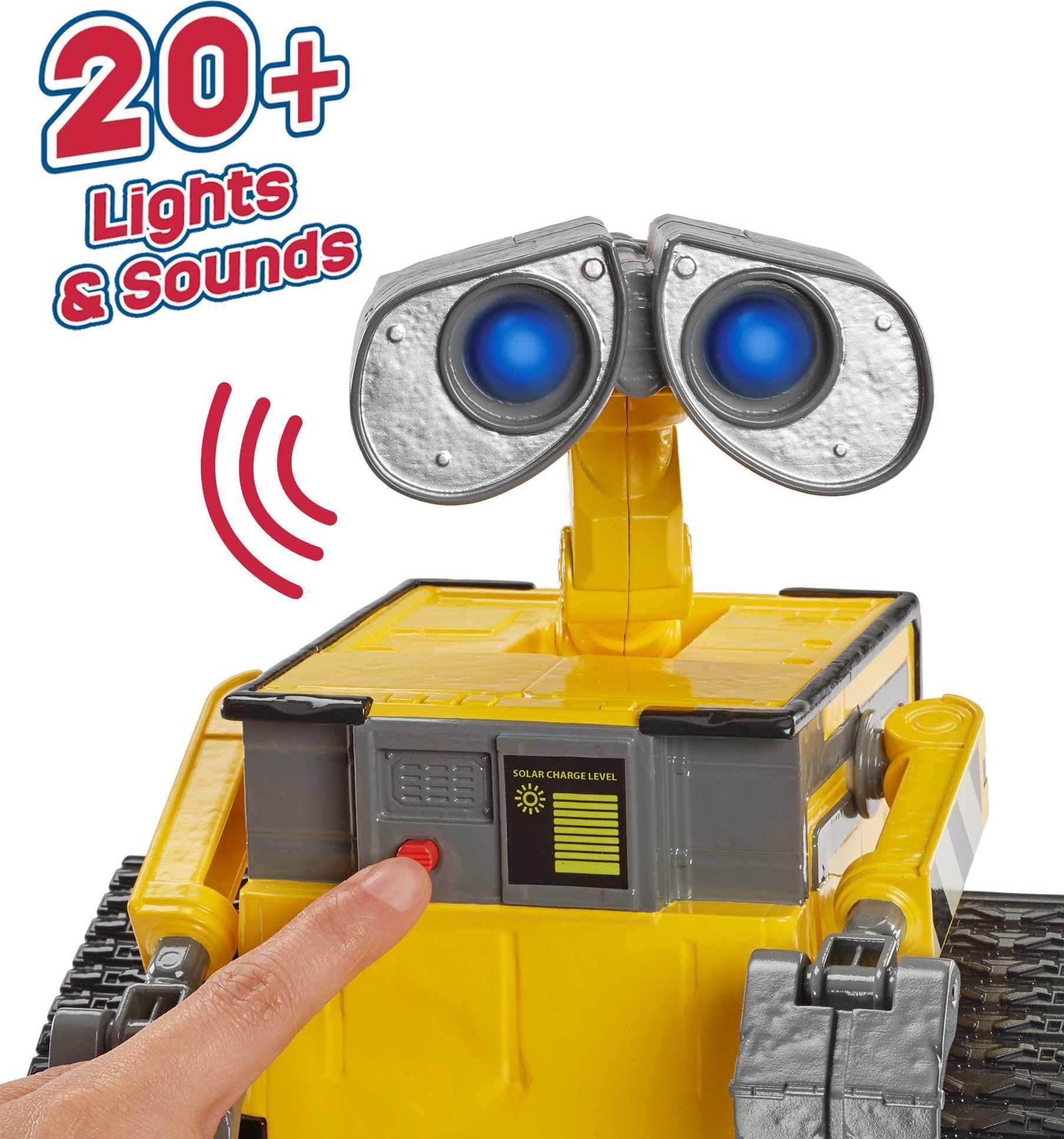 Disney and Pixar WALL-E Robot Toy, Remote Control Hello WALL-E Robot Figure, Gifts for Kids (Amazon Exclusive)