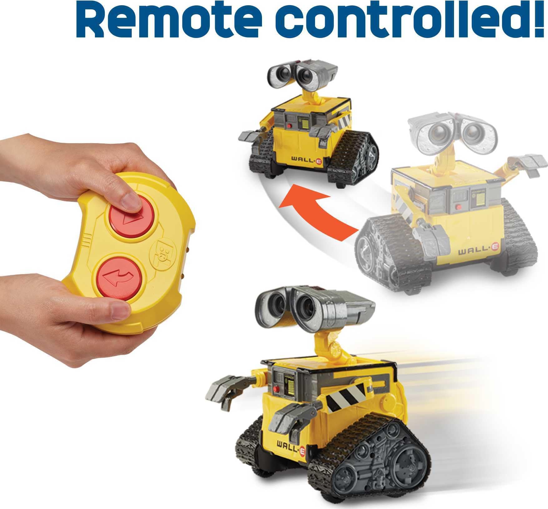 Disney and Pixar WALL-E Robot Toy, Remote Control Hello WALL-E Robot Figure, Gifts for Kids (Amazon Exclusive)