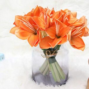 VOSAREA Wedding Decor 7Pcs Pu Fake Flower Artificial Clivia Flower Simulation Flower Adornment Home Decorations for Wedding Party Festival Decoration