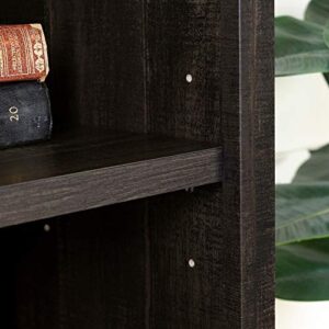 South Shore Gascony 4-Shelf Bookcase-Rubbed Black