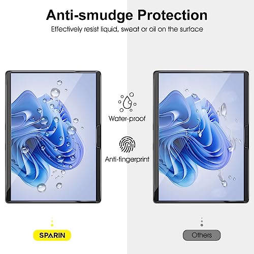 [2 Pack] SPARIN Screen Protector Compatible with Microsoft Surface Pro 9 2022 / Surface Pro 8 2021 / Surface Pro X (2021&2019), 13 inch, 9H Tempered Glass Screen Protector Support Surface Pen