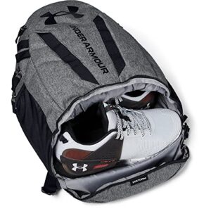 Under Armour unisex-adult Hustle 5.0 Backpack , Black (002)/Black , One Size Fits All