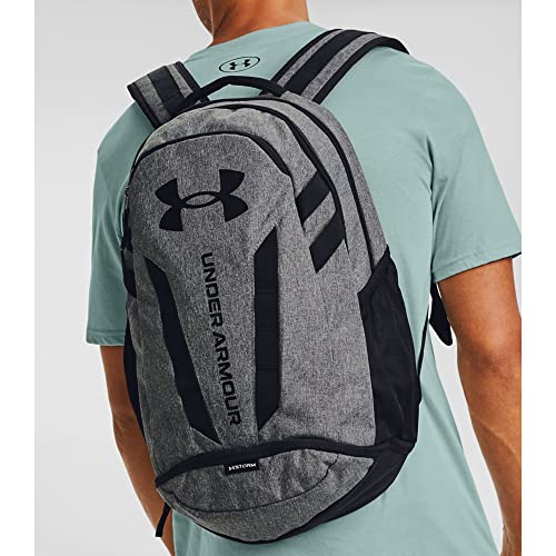 Under Armour unisex-adult Hustle 5.0 Backpack , Black (002)/Black , One Size Fits All