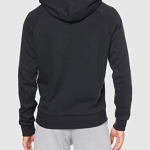 Under Armour Mens Rival Fleece Big Logo Hoodie , Black (001)/Onyx White , 3X-Large