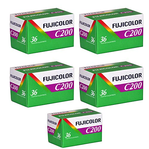 5 Rolls Fuji C200 35mm Film 135-36 FujiColor Fujifilm Color Print 2014