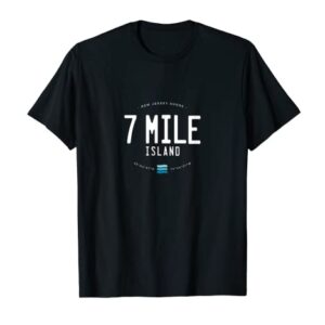 7 Mile Island Avalon Stone Harbor Beach Waves T-Shirt