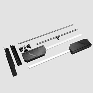 Floating Shelves Liftable Clothes Hanger Dormitory Clothes Bar Closet Hardware Pull-Down Clothes Rail Closet Pole Clothing Finishing Rack, Adjustable Width, Wall Mounting Industrial Wall Frame …